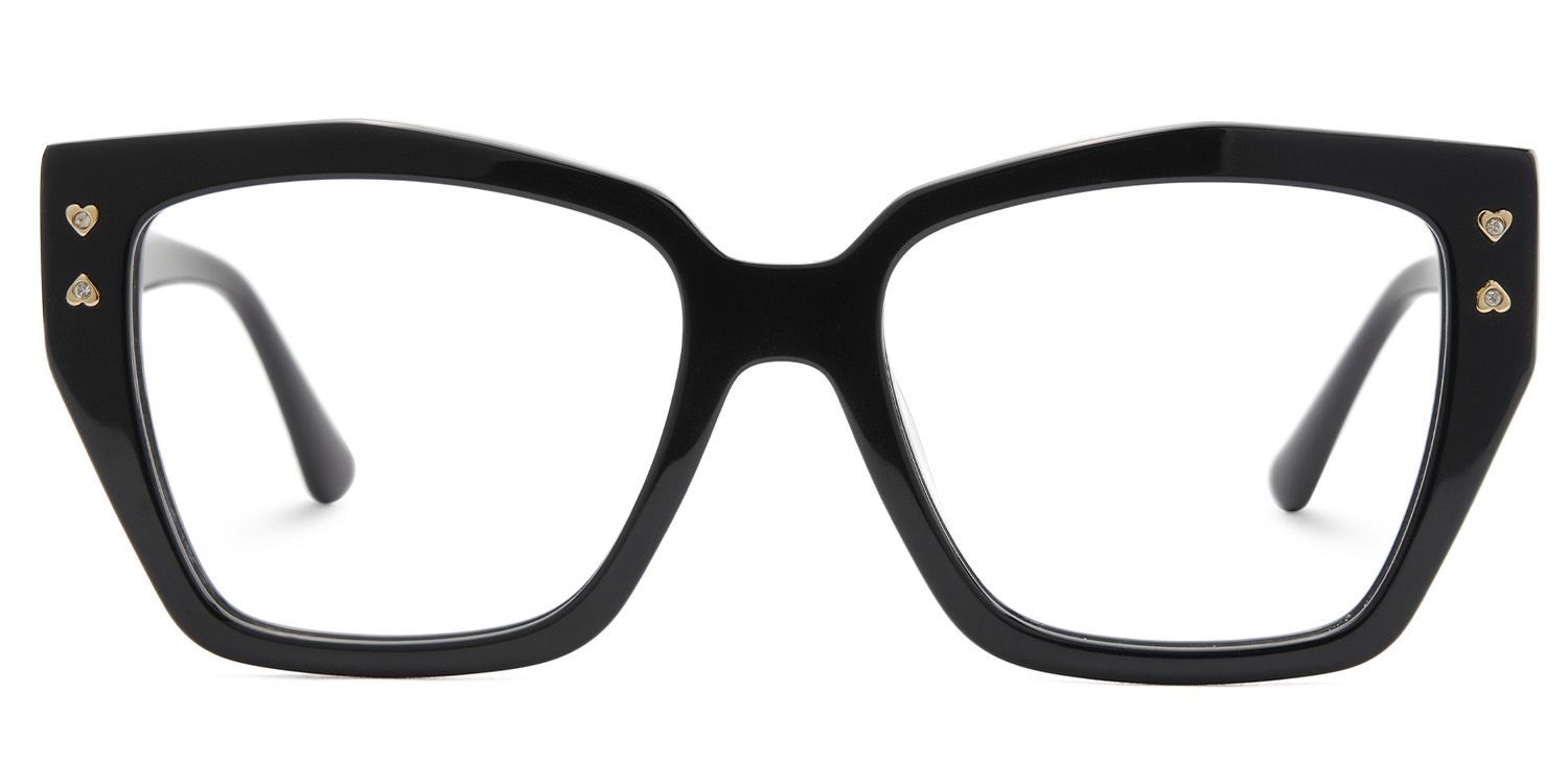 Jemia Butterfly Black Frame Eyeglasses for Women | ZEELOOL Canada1