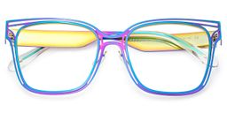Dacarine Square Iridescent Glasses2