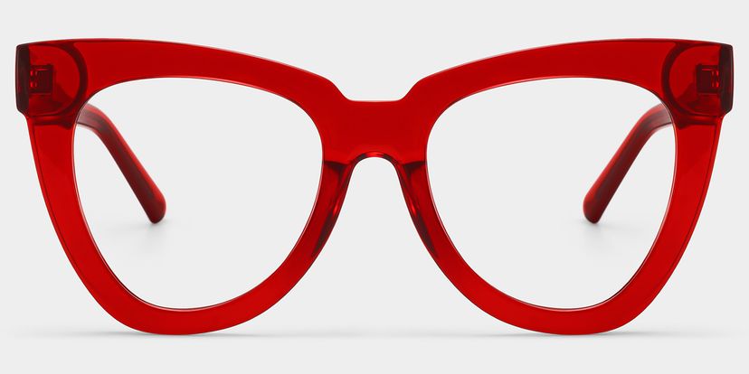 Yaser Cateye Red Glasses