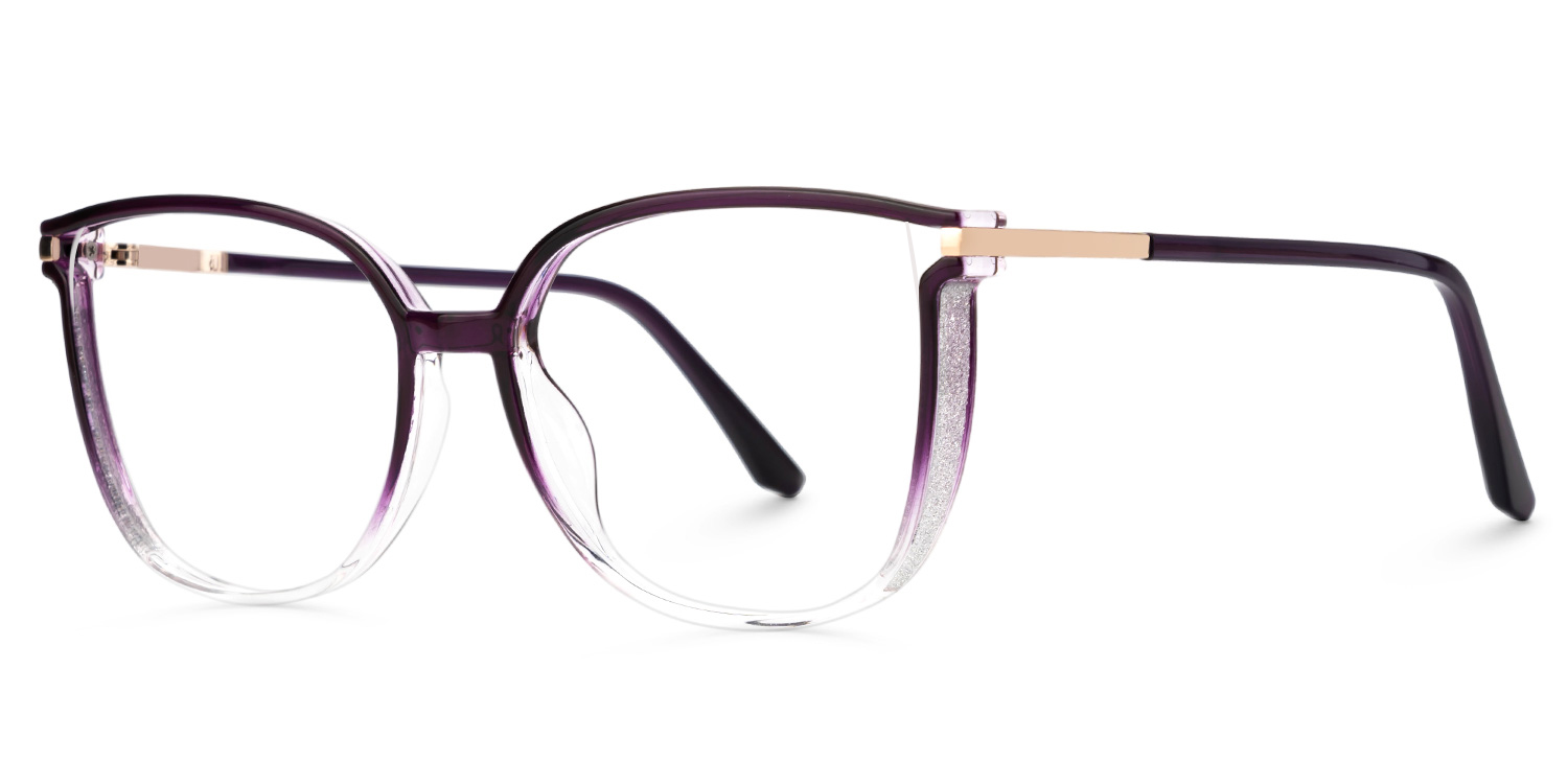 Rodz Square Purple Crystal Glasses1