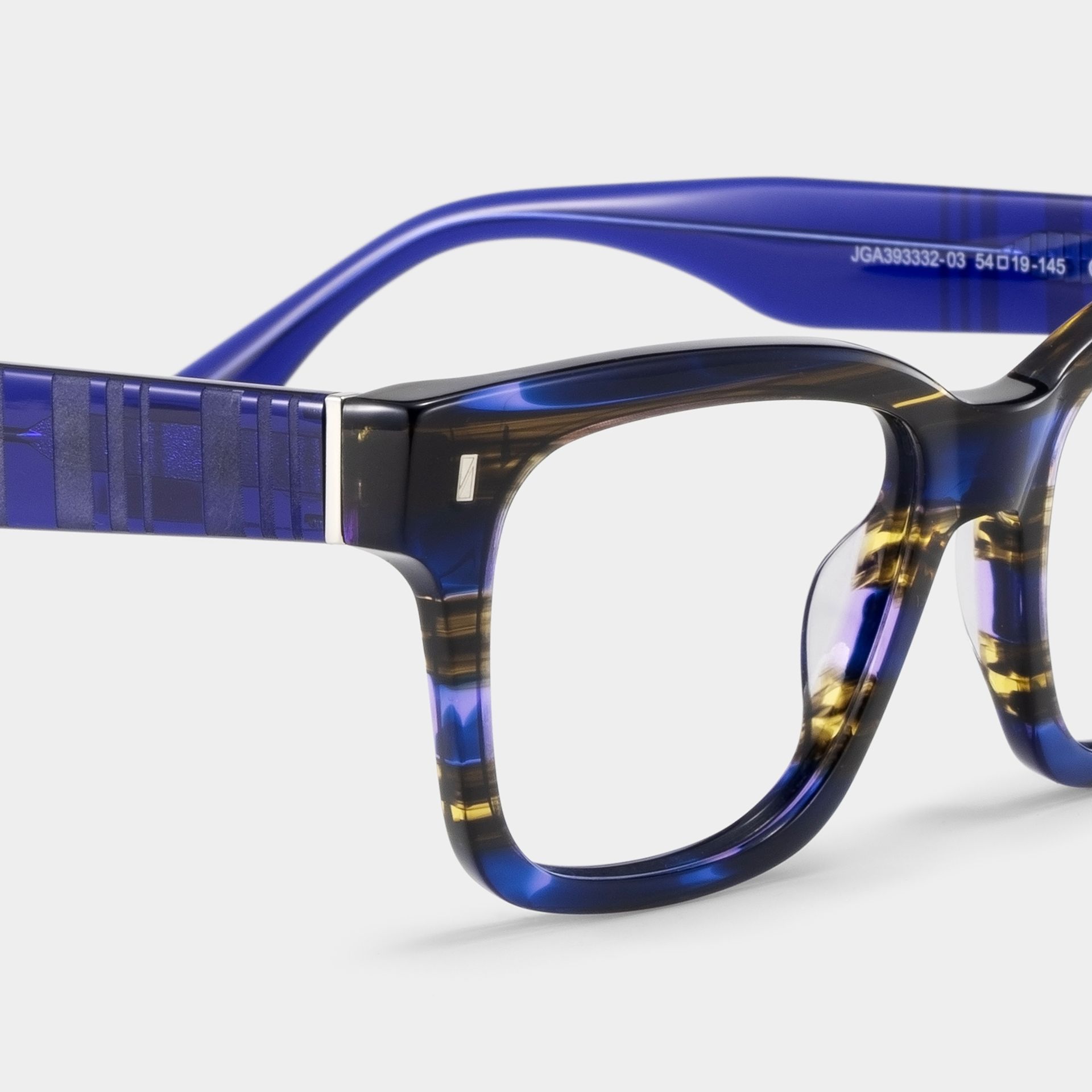 Pride blue square frame glasses Online | ZEELOOL5