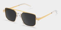 Oromiya Aviator Clear Glasses2