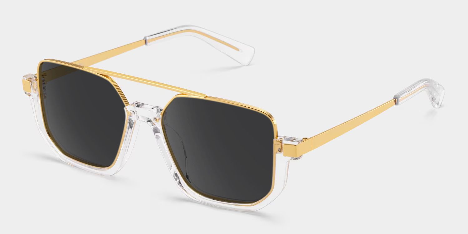 Oromiya Aviator Clear Frame Eyeglasses for Woman| ZEELOOL2