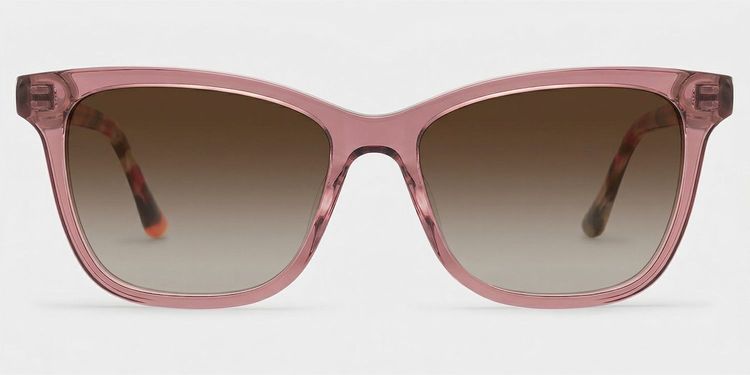 Faith Pink Rectangle Sunglasses