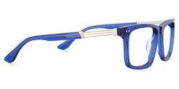 Emerson Rectangle Blue Glasses4