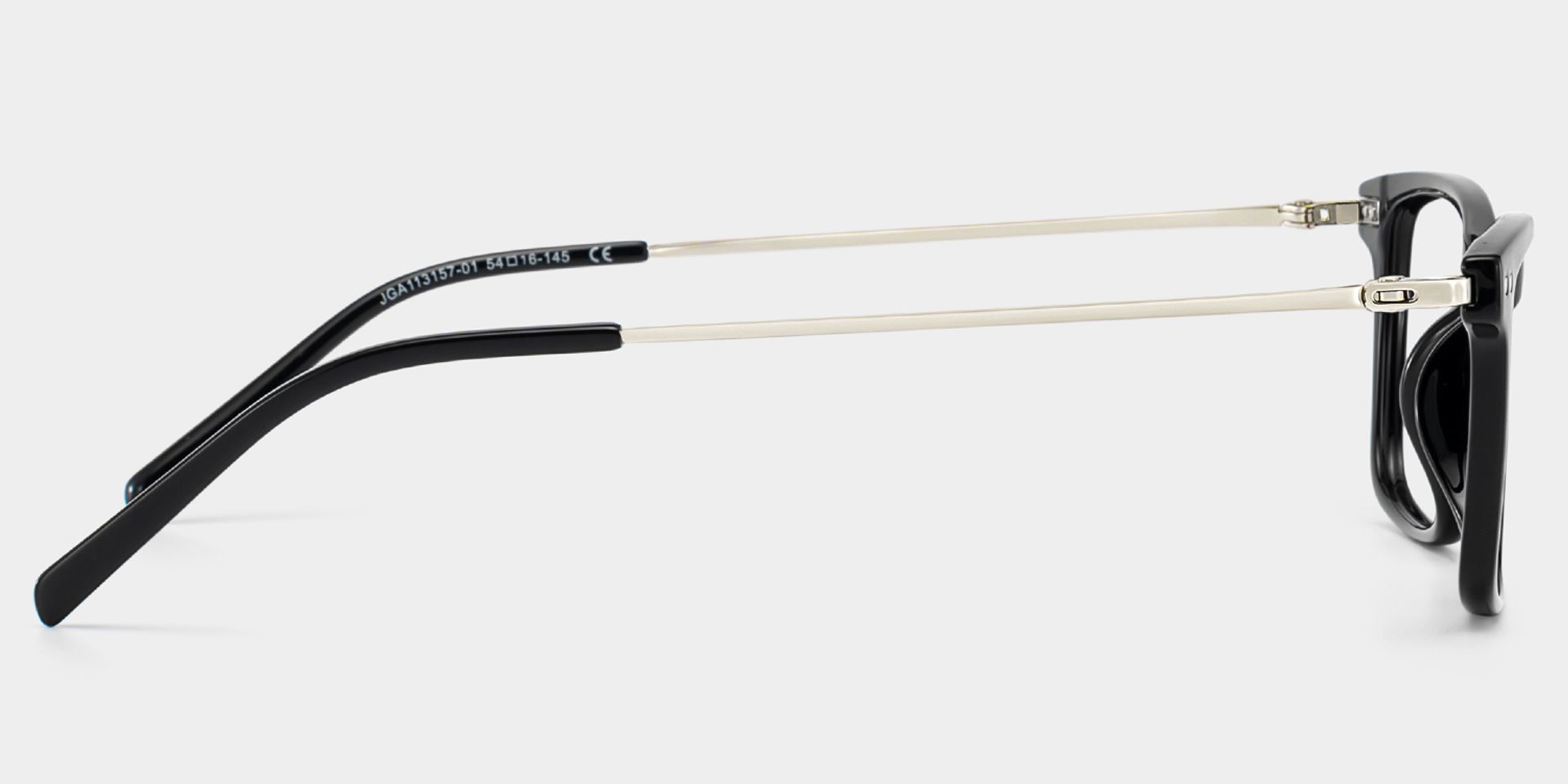 Eleanor Men's Black Rectangular Eyeglasses in TR90 for Men | ZEELOOL CANADA4