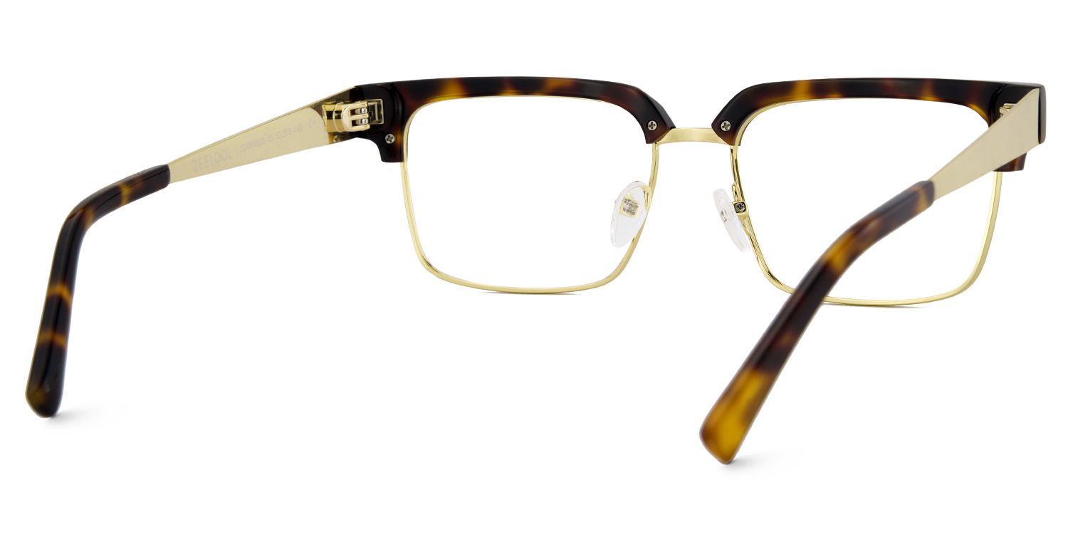 Tortoise Browline Frame Glasses - Gerena on Sale | ZEELOOL Canada5