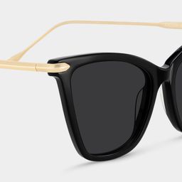 Hilary Butterfly Black Sunglasses4