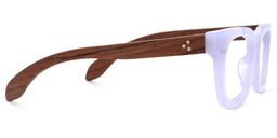 Diana Rectangle Light Purple Glasses2