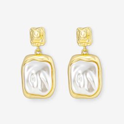 Vintage High-Grade Geometric Gold Earrings1