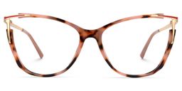 Yomary Cateye Pink-Tortoise Glasses0