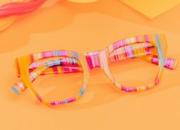 Nereyda Orange Cat eye Glasses5