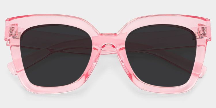 Malcolm Square Pink Glasses