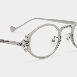 Serena Oval Silver Glasses4