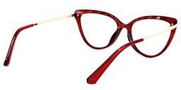 Lucas Red Cat eye Glasses4