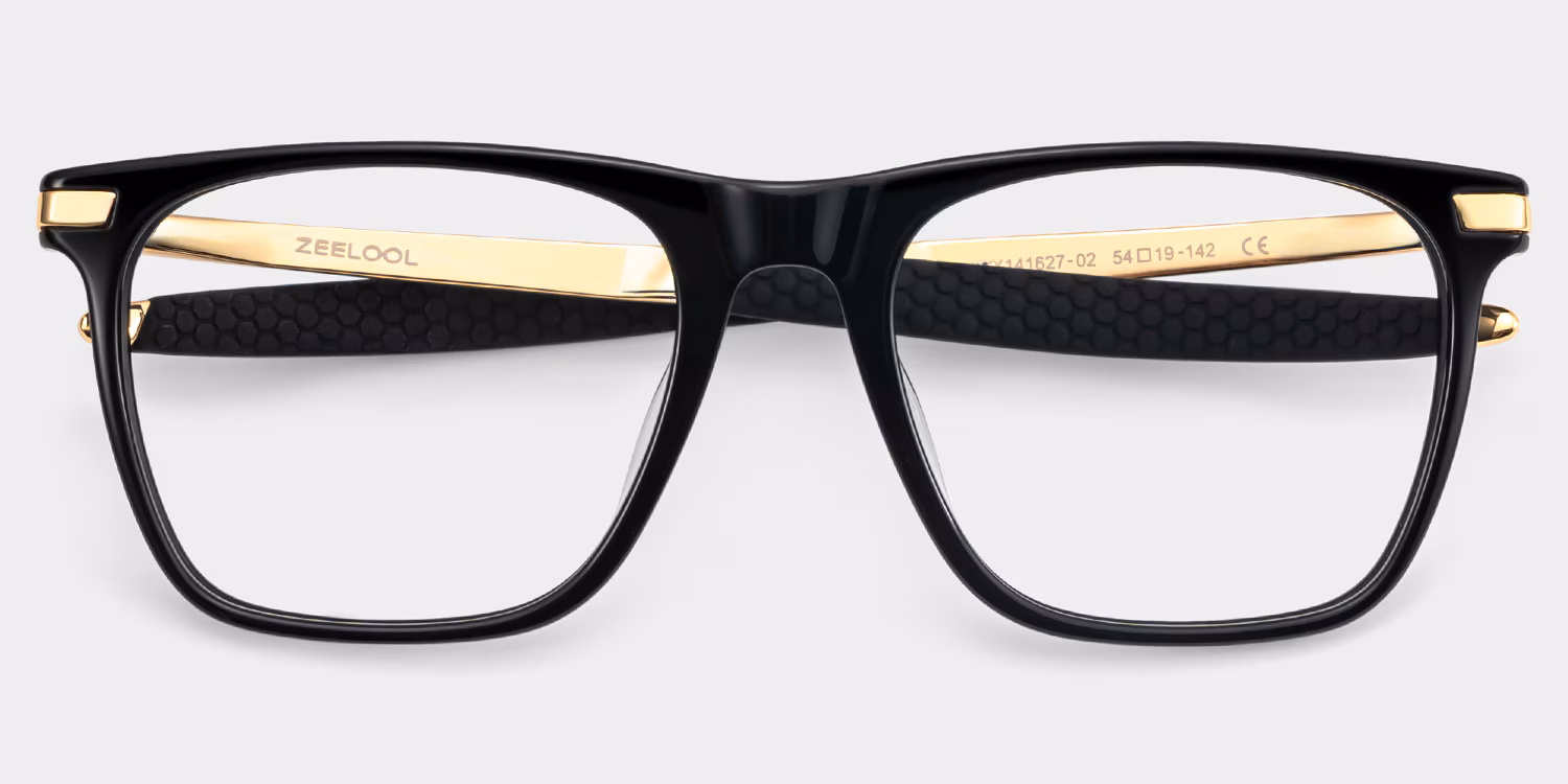 Stable Black Frame Glasses with Rectangle Frame Online | ZEELOOL CANADA3