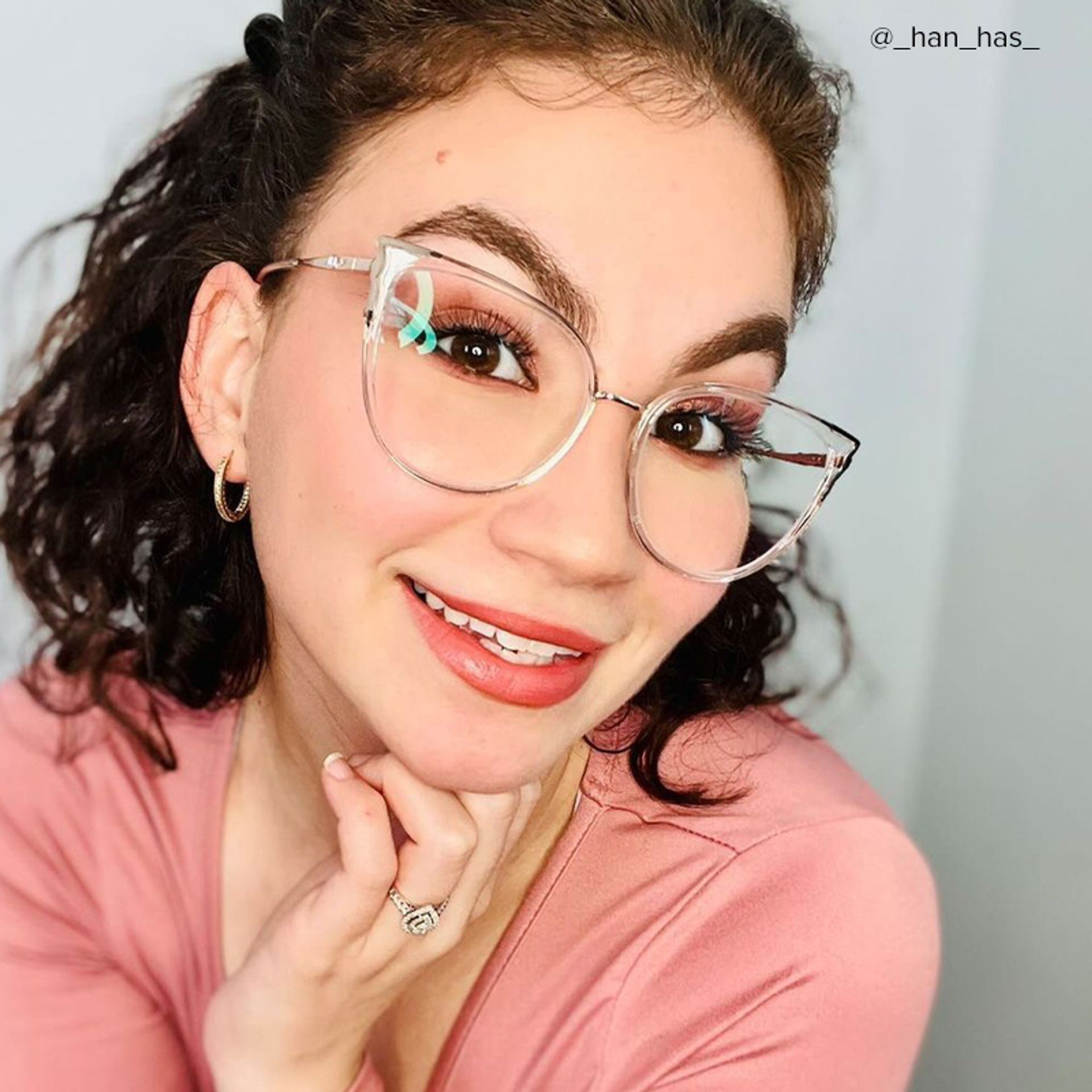 Estrada Cateye Black-Crystal Eyeglasses and Glasses Frames8