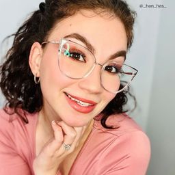 Estrada Cateye Black-Clear Glasses8