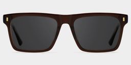 Henry Rectangle Brown Glasses0