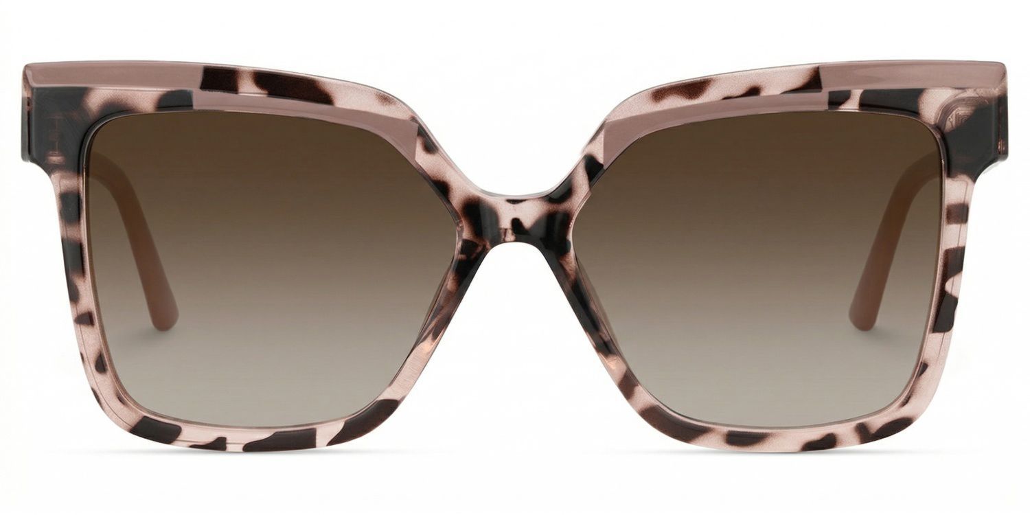 Square Eboney Tortoise Frame Glasses Deals -Zeelool Optical0