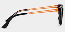 Axel Rectangle Black Glasses5