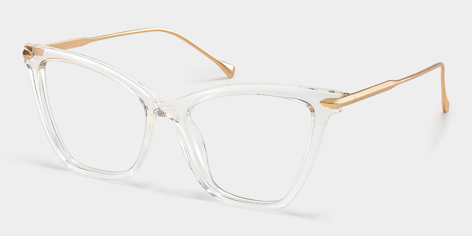 Hilary Butterfly Clear Frame Glasses | Zeelool2