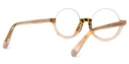 Cheril Round Beige Glasses3