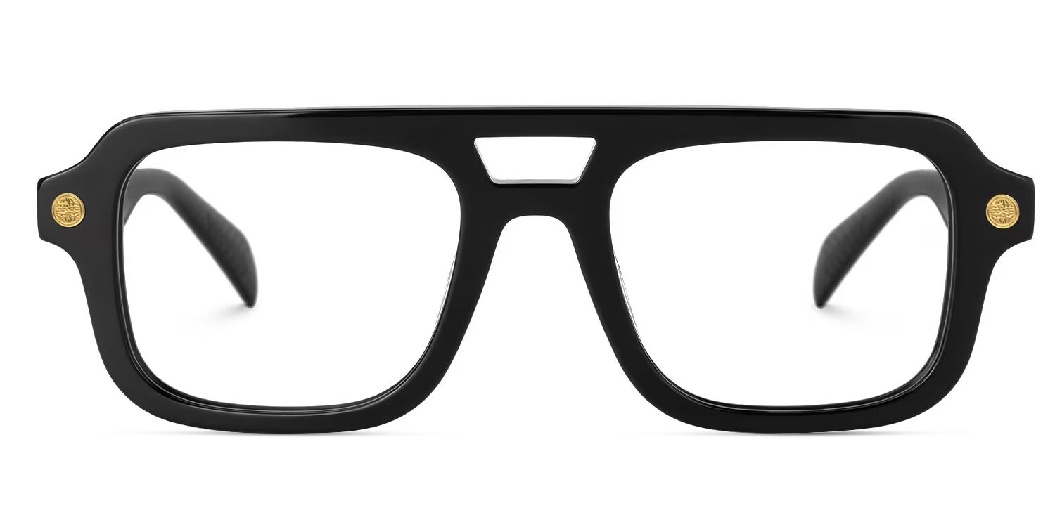 Acetate Ismail Eyeglasses, Ismail Aviator Glasses -Zeelool Glasses0