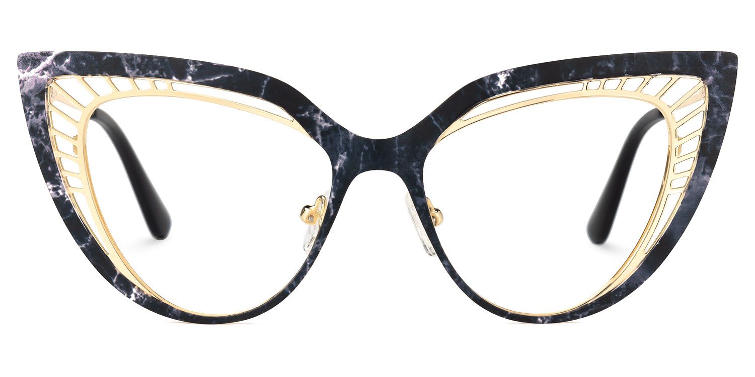 Metal Willett Eyeglasses, Willett Cateye Glasses -Zeelool Glasses0