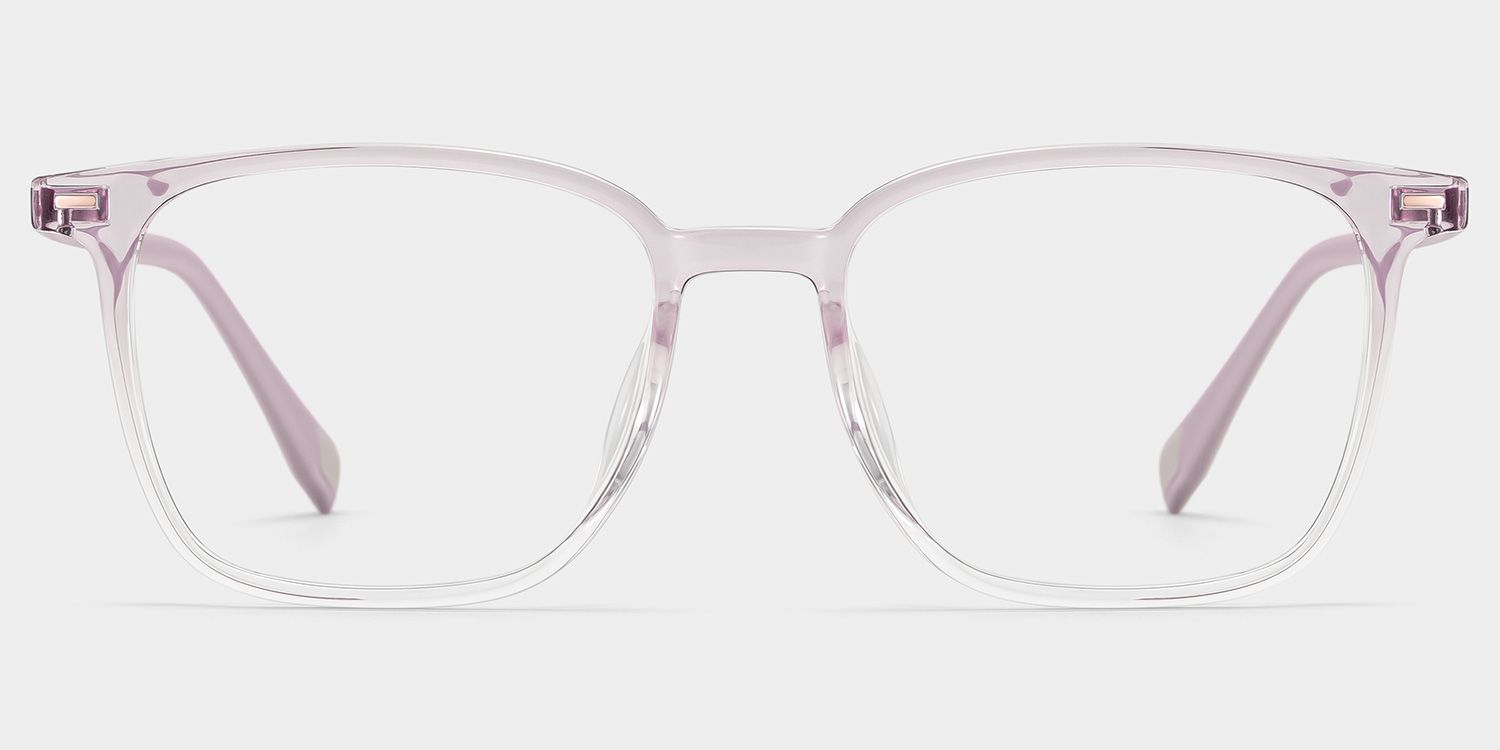 Charles Pink Square Frame Glasses for Women | ZEELOOL0