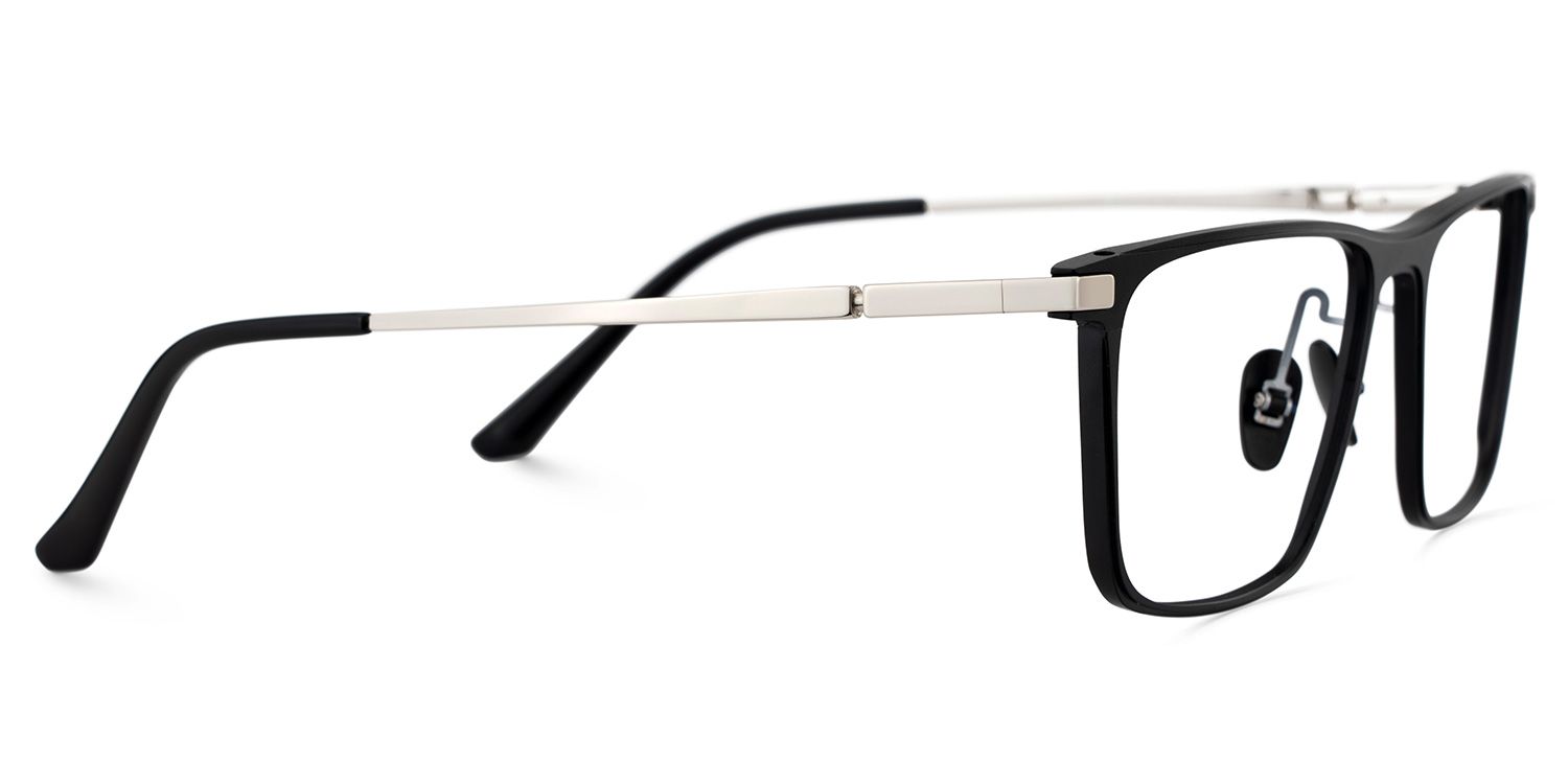 Titanium Eyeglasses for Men in Black Color4