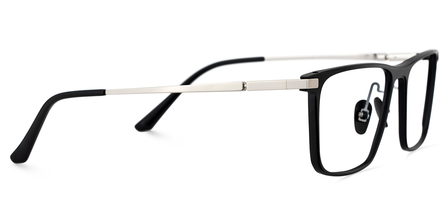 Titanium Eyeglasses for Men in Black Color4