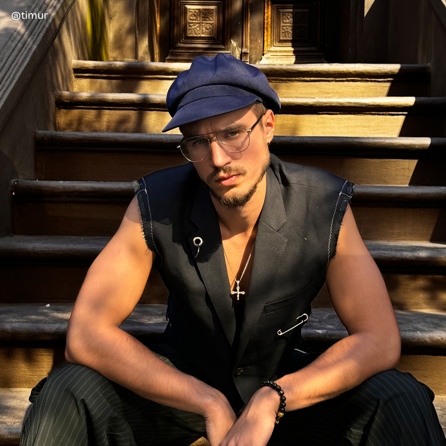 Calvin retro pilot Frame glasses Online | ZEELOOL7