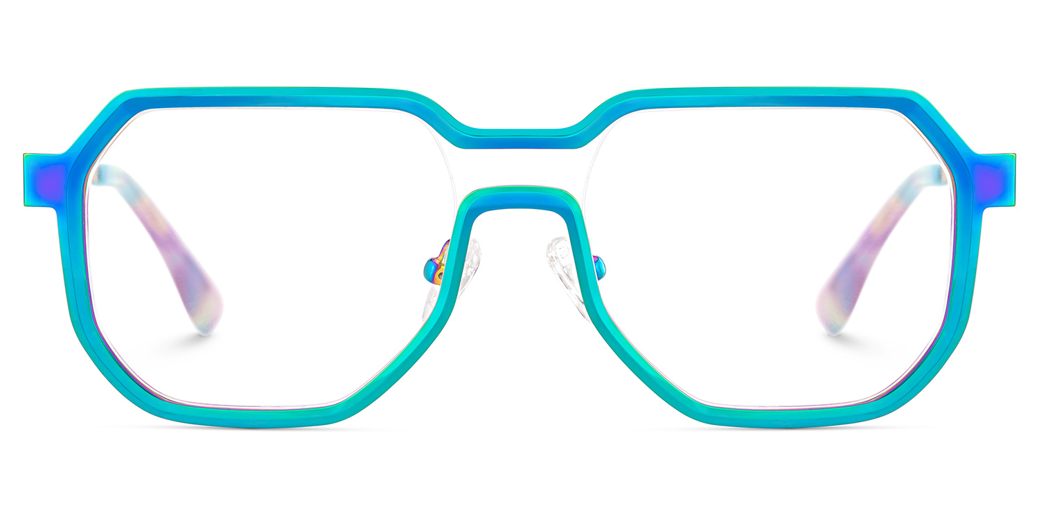 Hype Geometric Iridescent Glasses good-img