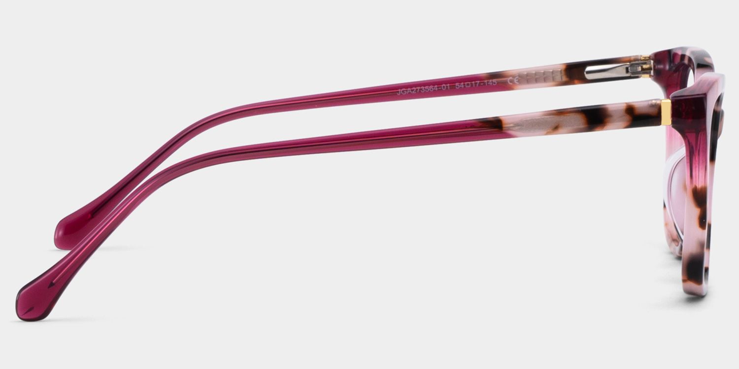 Juno Rectangle Tortoise Frame Eyeglasses for Woman| ZEELOOL Canada4