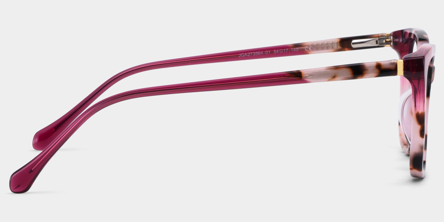 Juno Rectangle Tortoise Frame Eyeglasses for Woman| ZEELOOL Canada4