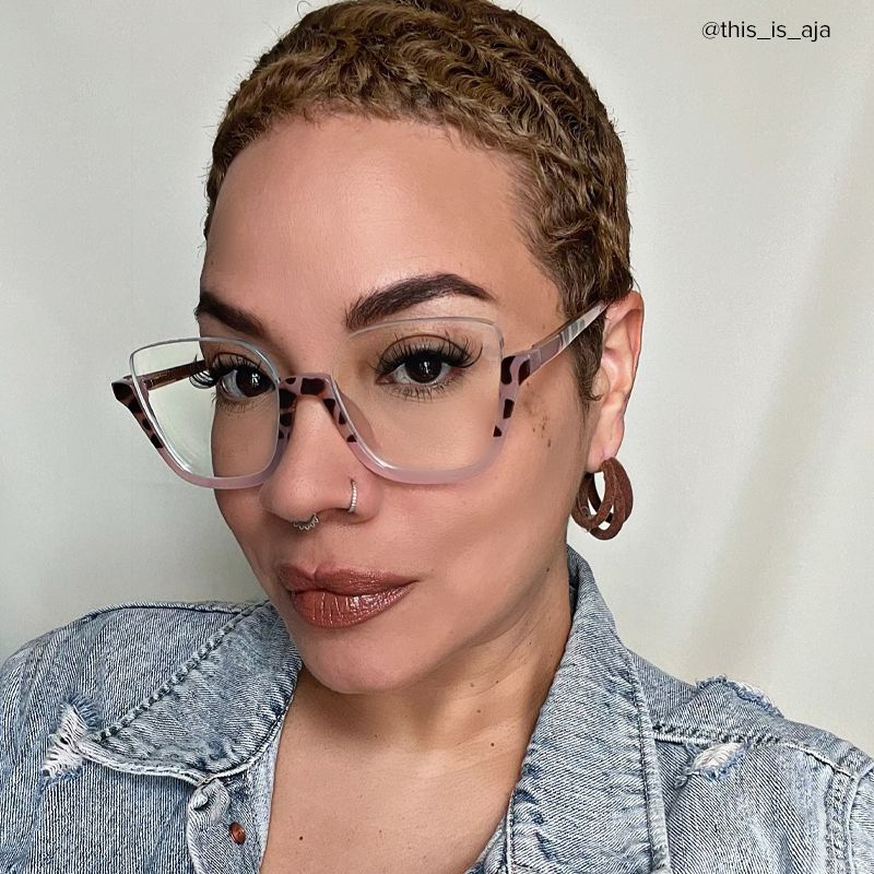 Kellina Square Two-Tone Glasses6