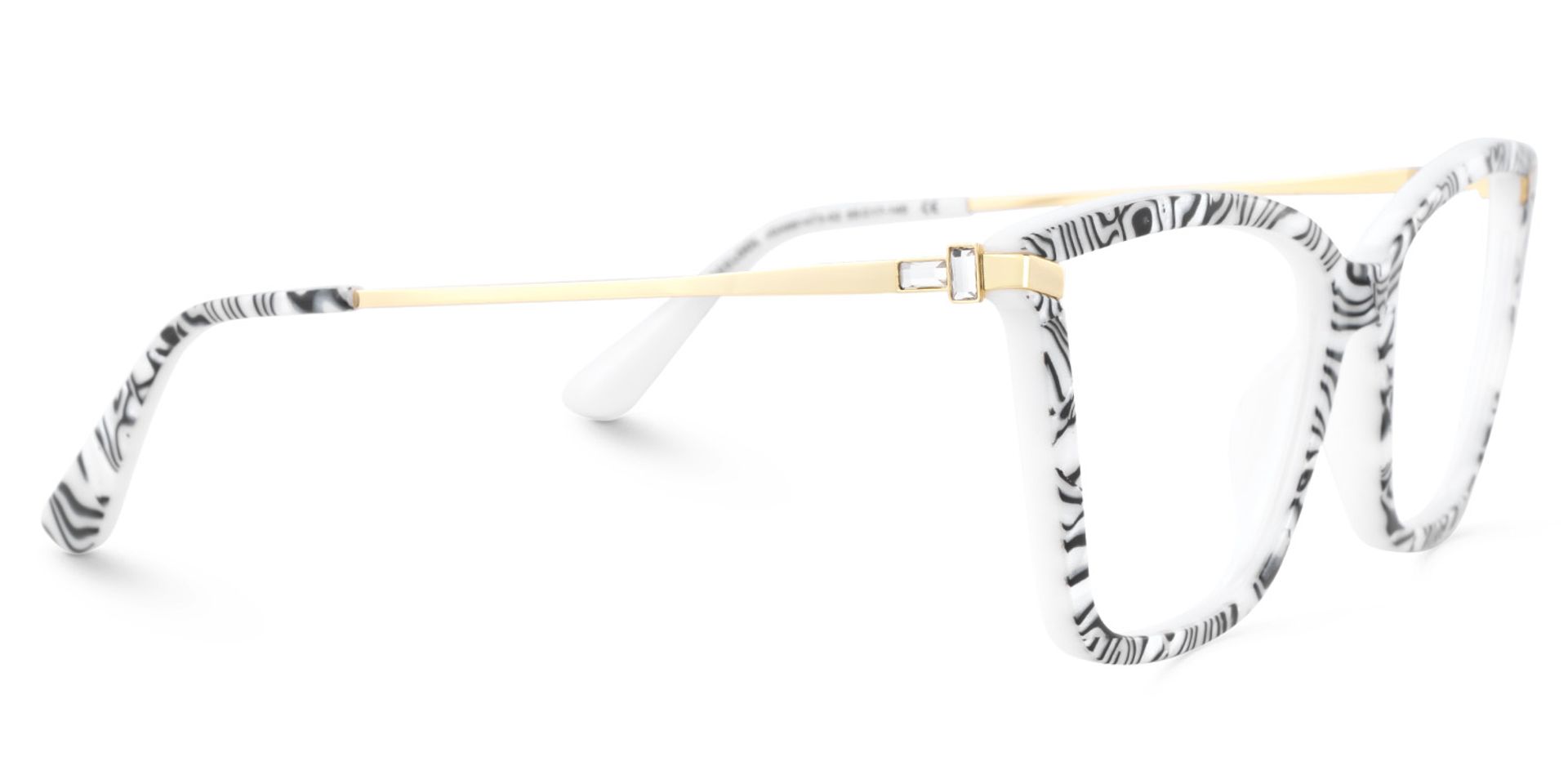 Stephens Cateye with Zebra Glasses Oversized Frames | ZEELOOL Canada5