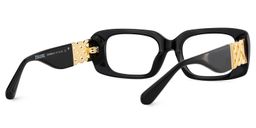 Jonas Rectangle Black Glasses5