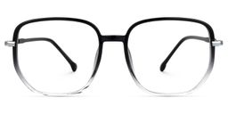 Joana Geometric Black-Clear Glasses0