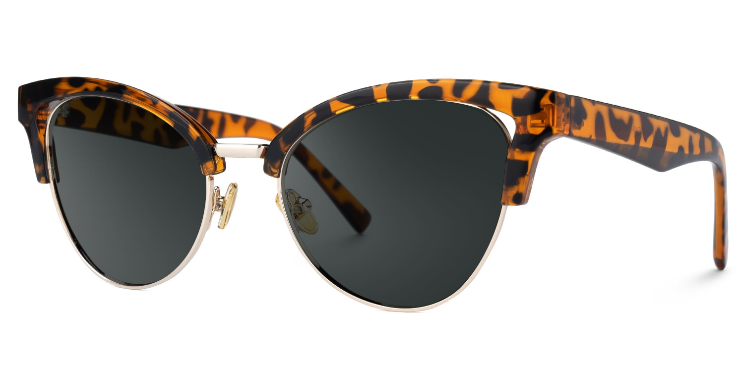 ZEELOOL Charlene Browline Tortoise Glasses