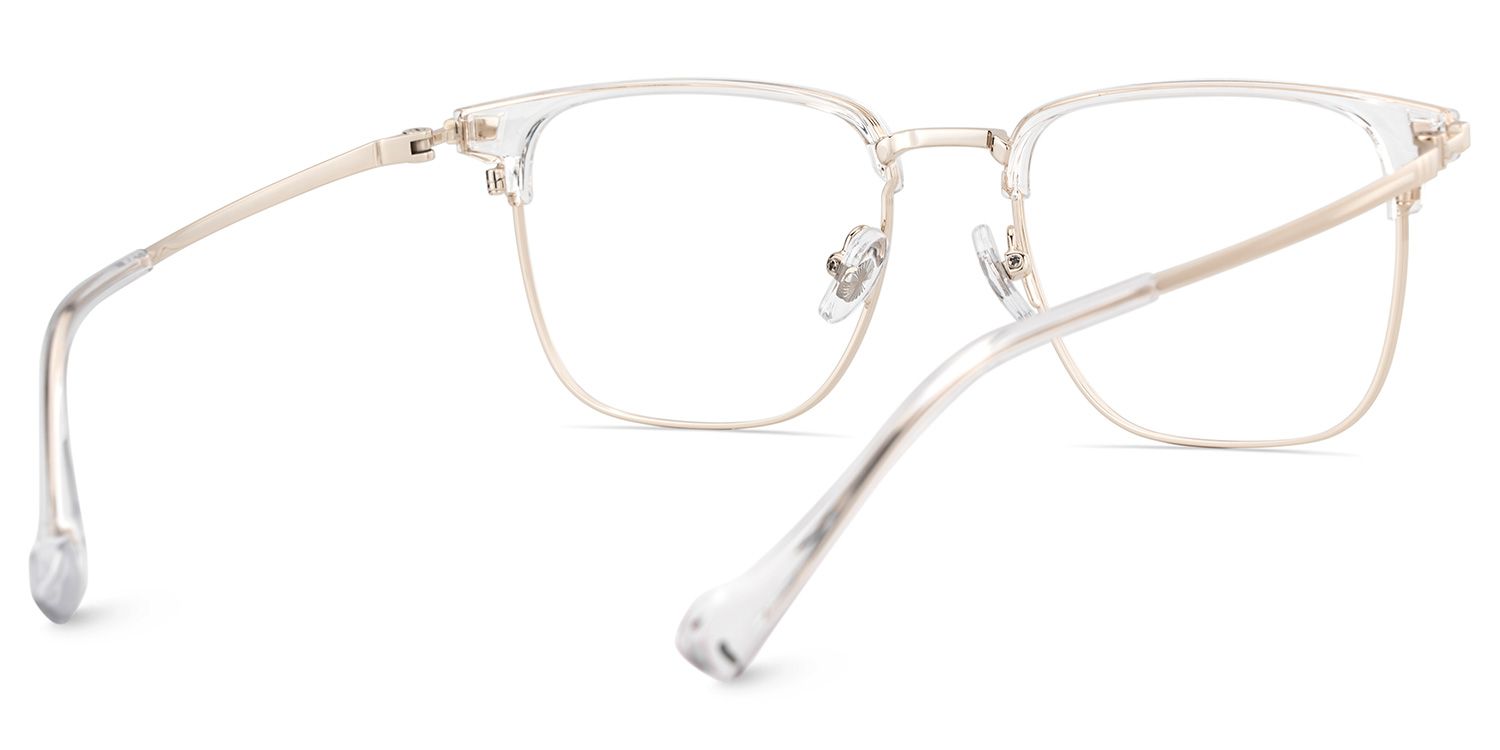 Owen Eyeglasses in Square Black Gold Frame | ZEELOOL Canada5