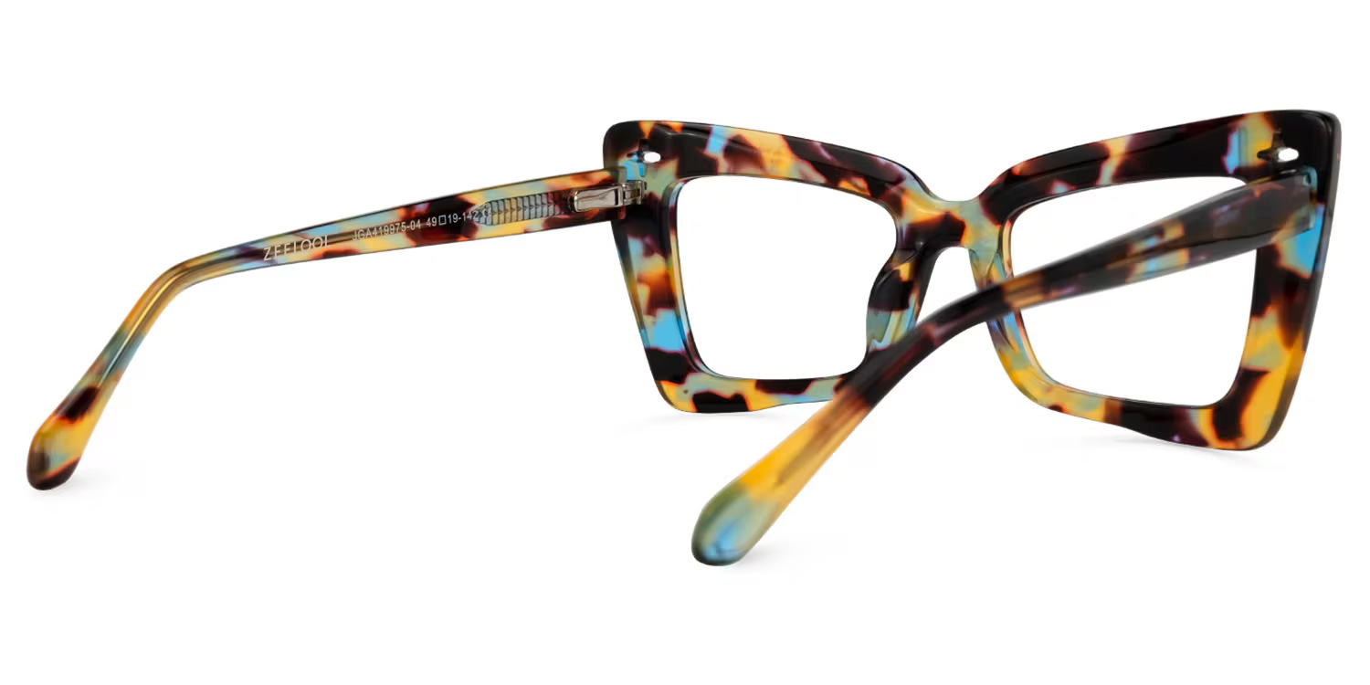 Kairos Cat-eye Acetate Tortoise Eyeglasses | ZEELOOL Canada3