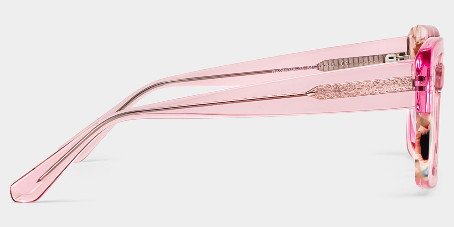 Palma Acetate Pink Frame Sunglasses | ZEELOOL CA3