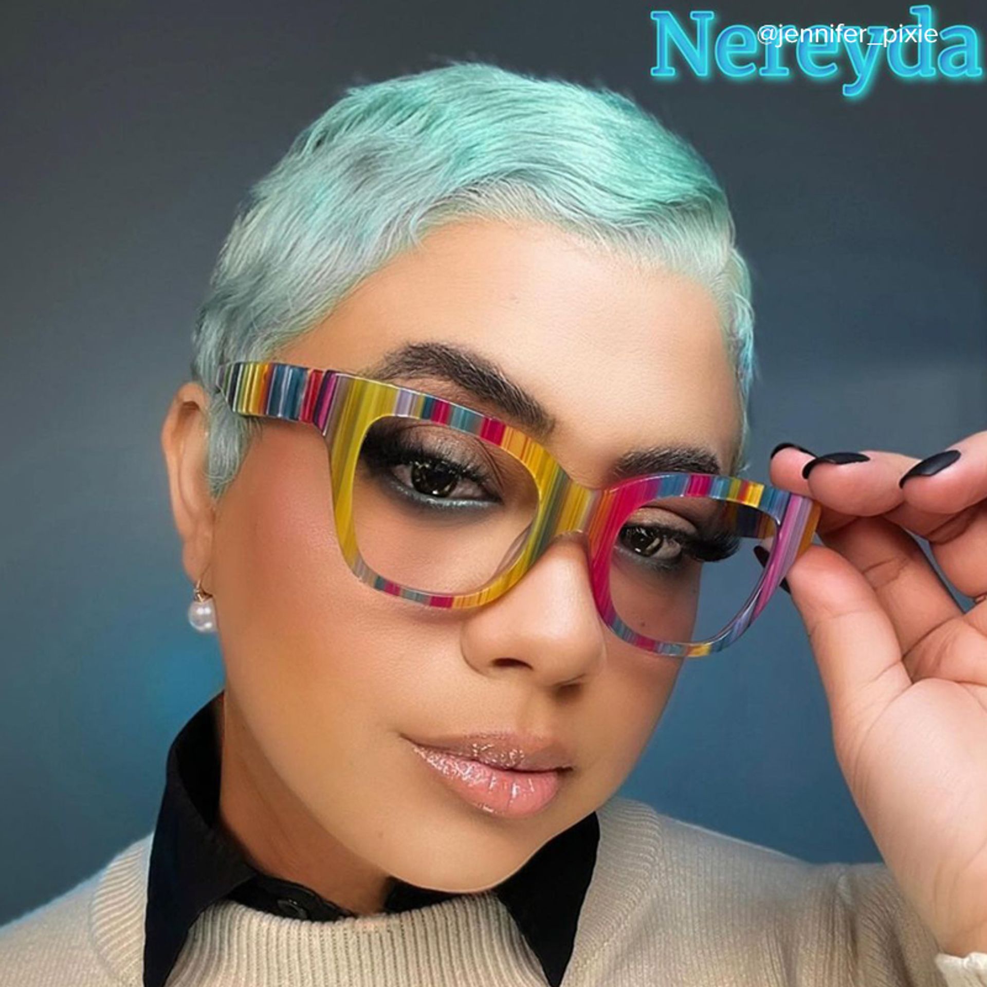 Nereyda Candy Color Eyeglasses Skittles | ZEELOOL Canada5