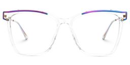 Krystle Square Clear Glasses0
