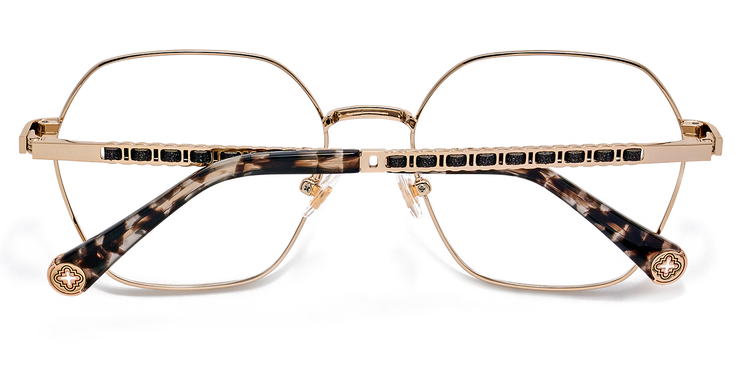 Hexagon Glasses On Round Face4