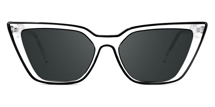 Yosef Cateye Black Glasses