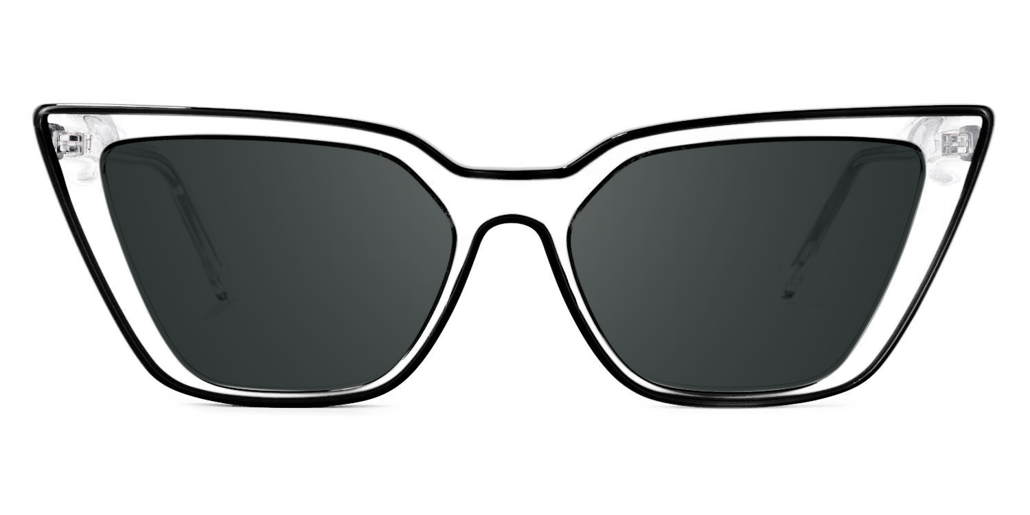 Yosef Cateye Black Glasses