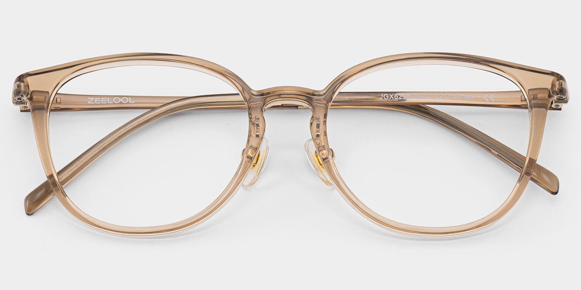 Amanda Ultra Lightweight Eyeglasses in Beige Frames | ZEELOOL CANADA2